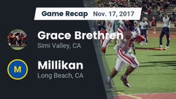 Recap: Grace Brethren  vs. Millikan  2017