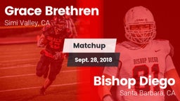 Matchup: Grace Brethren  vs. Bishop Diego  2018