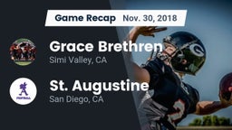 Recap: Grace Brethren  vs. St. Augustine  2018
