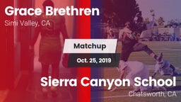 Matchup: Grace Brethren  vs. Sierra Canyon School 2019