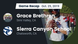 Recap: Grace Brethren  vs. Sierra Canyon School 2019