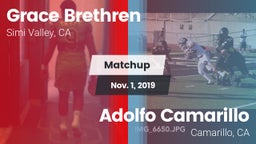 Matchup: Grace Brethren  vs. Adolfo Camarillo  2019