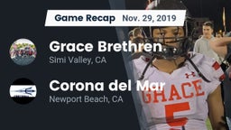 Recap: Grace Brethren  vs. Corona del Mar  2019