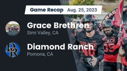 Recap: Grace Brethren  vs. Diamond Ranch  2023