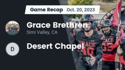 Recap: Grace Brethren  vs. Desert Chapel 2023