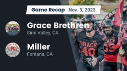 Recap: Grace Brethren  vs. Miller  2023
