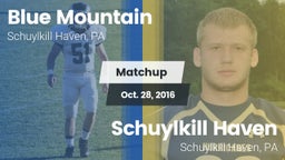 Matchup: Blue Mountain vs. Schuylkill Haven  2016