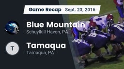 Recap: Blue Mountain  vs. Tamaqua  2016