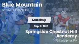 Matchup: Blue Mountain vs. Springside Chestnut Hill Academy  2017