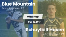 Matchup: Blue Mountain vs. Schuylkill Haven  2017