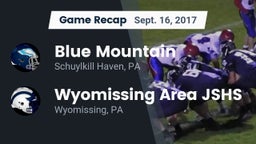 Recap: Blue Mountain  vs. Wyomissing Area JSHS 2017