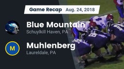 Recap: Blue Mountain  vs. Muhlenberg  2018
