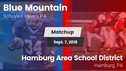 Matchup: Blue Mountain vs. Hamburg Area School District 2018