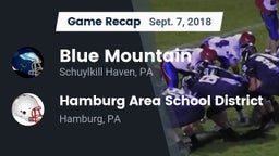 Recap: Blue Mountain  vs. Hamburg Area School District 2018