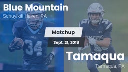 Matchup: Blue Mountain vs. Tamaqua  2018