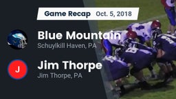 Recap: Blue Mountain  vs. Jim Thorpe  2018