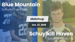 Matchup: Blue Mountain vs. Schuylkill Haven  2018