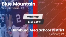Matchup: Blue Mountain vs. Hamburg Area School District 2019