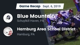 Recap: Blue Mountain  vs. Hamburg Area School District 2019