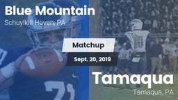 Matchup: Blue Mountain vs. Tamaqua  2019