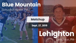 Matchup: Blue Mountain vs. Lehighton  2019