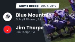 Recap: Blue Mountain  vs. Jim Thorpe  2019