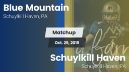 Matchup: Blue Mountain vs. Schuylkill Haven  2019