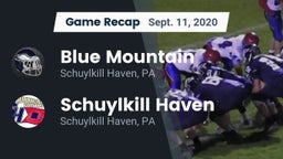 Recap: Blue Mountain  vs. Schuylkill Haven  2020