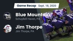 Recap: Blue Mountain  vs. Jim Thorpe  2020
