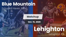 Matchup: Blue Mountain vs. Lehighton  2020