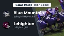 Recap: Blue Mountain  vs. Lehighton  2020