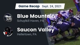 Recap: Blue Mountain  vs. Saucon Valley  2021