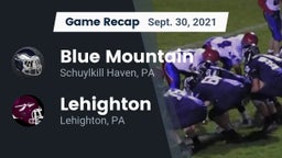 Recap: Blue Mountain  vs. Lehighton  2021