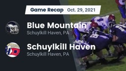 Recap: Blue Mountain  vs. Schuylkill Haven  2021