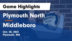 Plymouth North  vs Middleboro  Game Highlights - Oct. 28, 2022