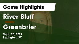 River Bluff  vs Greenbrier  Game Highlights - Sept. 20, 2022