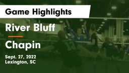 River Bluff  vs Chapin  Game Highlights - Sept. 27, 2022