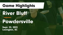 River Bluff  vs Powdersville  Game Highlights - Sept. 23, 2023