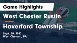 West Chester Rustin  vs Haverford Township  Game Highlights - Sept. 30, 2022