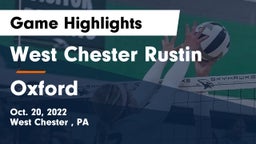 West Chester Rustin  vs Oxford  Game Highlights - Oct. 20, 2022