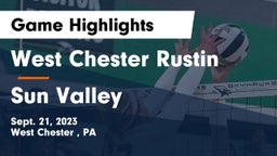 West Chester Rustin  vs Sun Valley  Game Highlights - Sept. 21, 2023