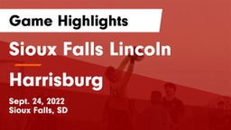 Sioux Falls Lincoln  vs Harrisburg  Game Highlights - Sept. 24, 2022