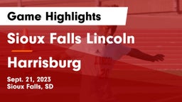 Sioux Falls Lincoln  vs Harrisburg  Game Highlights - Sept. 21, 2023
