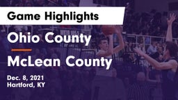 Ohio County  vs McLean County  Game Highlights - Dec. 8, 2021