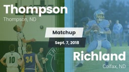 Matchup: Thompson vs. Richland  2018