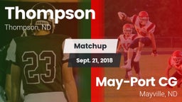 Matchup: Thompson vs. May-Port CG  2018