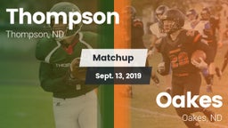 Matchup: Thompson vs. Oakes  2019