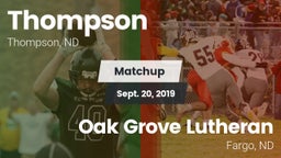 Matchup: Thompson vs. Oak Grove Lutheran  2019