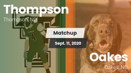 Matchup: Thompson vs. Oakes  2020