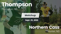 Matchup: Thompson vs. Northern Cass  2020